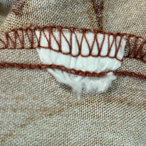 Gilli Brown and Cream Floral Blouse Size Small - Picture 6 of 10